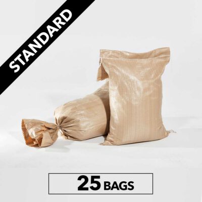 Standard Sandbags, Tan, 25ct