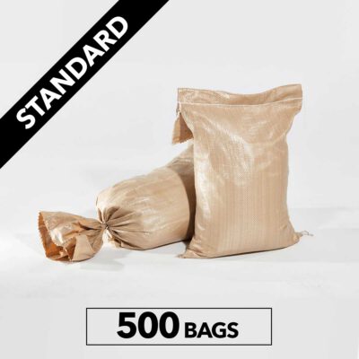 Standard Sandbags, Tan, 500ct